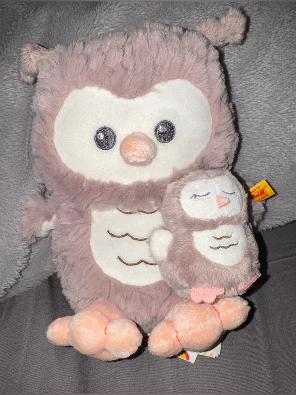 NEW Steiff Ollie Owl Music Box Collector’s Item Stuffie Plush
